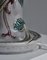 Lampada da tavolo Grace in porcellana con foglie di Louise Adelborg, Svezia, anni '20, Immagine 12