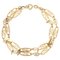 18 Karat Yellow Gold Filigree Double Row Bracelet, France, 1900s 1