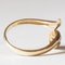Anello a forma di serpente in oro 14 carati con diamante, anni '70, Immagine 8