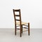Early 20th Century Rattan and Wood Chairs, Set of 4, Image 13