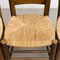 Early 20th Century Rattan and Wood Chairs, Set of 4, Image 7