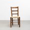 Early 20th Century Rattan and Wood Chairs, Set of 4, Image 10