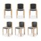 Chairs 300 in Wood and Kvadrat Fabric by Joe Colombo for Karakter, Set of 6, Image 2