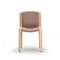Chairs 300 in Wood and Kvadrat Fabric by Joe Colombo for Karakter, Set of 6 17