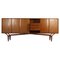 Sideboard with Doors and Drawers in Wood from Galleria Mobili D Arte, Italy, 1950s, Image 1