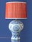 Large Blue and White Table Lamp from Delftware 3