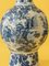 Large Table Lamp in Blue and White from Delftware 9