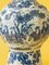 Large Table Lamp in Blue and White from Delftware, Image 12