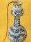 Large Table Lamp in Blue and White from Delftware, Image 11