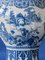 Large Blue and White Table Lamp from Delftware 9