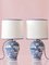 Blue and White Table Lamps from Delftware, Set of 2 6
