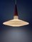 Milk Glass Pendant Light by Louis Kalff for Philips, 1970s 4