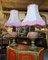 Large Table Lamps in Ceramic and Metal, Set of 2, Image 1