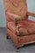 Antique Upholstered Wooden Armchair, Image 6