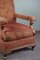 Antique Upholstered Wooden Armchair, Image 7