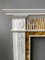 19th Century Neoclassical Statuary White and Sienna Marble Fireplace Mantel, Image 3