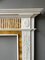 19th Century Neoclassical Statuary White and Sienna Marble Fireplace Mantel 5