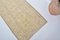 Vintage Tan Blonde Color Natural Runner Rug 6