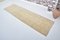 Vintage Tan Blonde Color Natural Runner Rug 5