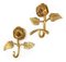 Mid-Century French Rose Flower Hook in Gilded Brass, 1950s, Image 6