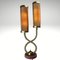 Lampe de Bureau Tubulaire Mid-Century en Laiton, 1960s 5