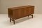 Italienisches Sideboard aus Teak, Nussholz & Messing, 1950er 2