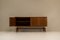 Italian Teak, Walnut and Brass Sideboard, 1950s, Image 4