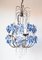 Vintage Italian Chandelier with Glass Flowers, 1940s 8