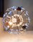 Vintage Italian Chandelier with Glass Flowers, 1940s 4