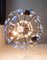 Vintage Italian Chandelier with Glass Flowers, 1940s, Image 4