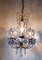 Vintage Italian Chandelier with Glass Flowers, 1940s, Image 6