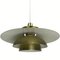 Scandinavian Brass UFO Pendant in the style of Louis Poulsen, 1960s, Image 3