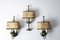 Bouillotte Wall Lights with Table Lamp by H. Schulz Lights, Set of 3 1