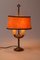 Lampade da parete Bouillotte con lampada da tavolo di H. Schulz Lights, set di 3, Immagine 7