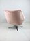 Pink Swivel Chair attributed to Veb Metallwaren Naumburg, 1980s 7