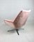 Pink Swivel Chair attributed to Veb Metallwaren Naumburg, 1980s 6