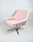 Pink Swivel Chair attributed to Veb Metallwaren Naumburg, 1980s 5
