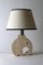 Large Elephant Table Lamp in Travertine attributed to Fratelli Mannelli 1