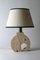 Large Elephant Table Lamp in Travertine attributed to Fratelli Mannelli, Image 1