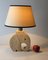 Large Elephant Table Lamp in Travertine attributed to Fratelli Mannelli, Image 6