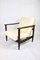 Beige Velvet GFM-142 Chair attributed to Edmund Homa, 1970s, Image 8