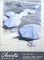 Póster de Christo, Joan Prats Gallery con bosquejo de sombrilla de playa, 1986, papel fotográfico, Imagen 1