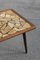 Tavolino da caffè in legno di quercia con piastrelle beige, anni '60, Immagine 10
