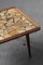 Oak Wood with Beige Tiles Coffee Table, 1960s 8