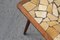Tavolino da caffè in legno di quercia con piastrelle beige, anni '60, Immagine 14