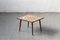 Tavolino da caffè in legno di quercia con piastrelle beige, anni '60, Immagine 2
