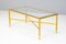 Mid-Century Coffee Table in Gilt Brass 7