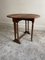 British Gate Leg Folding Bobbin Side Table, 1890s, Image 1