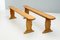 Vintage Benches in Cherrywood, Set of 2 7