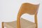 Vintage 71 Chairs in Oak by Niels Møller, 1950s, Set of 2, Image 6